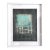 Cove.IV White Framed Abstract Painting For Sale