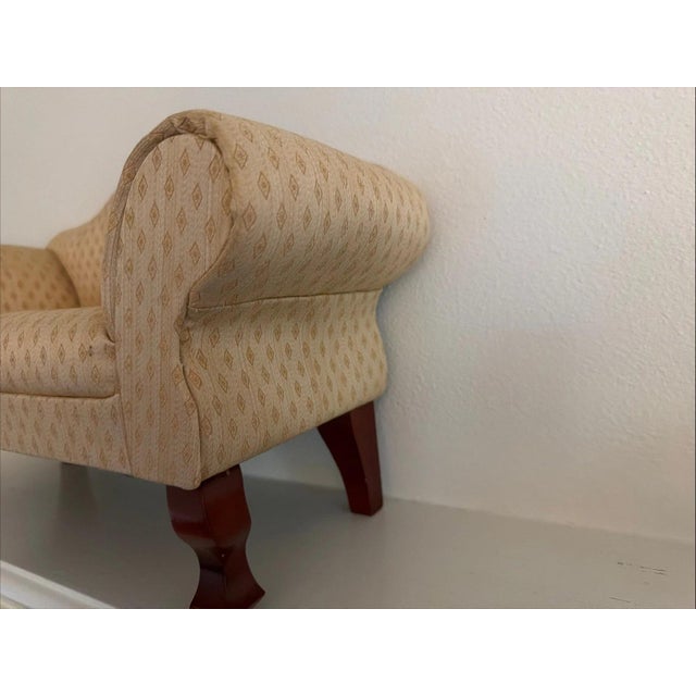 The Vintage Kingstate The Dollcrafter Upholstered Doll Sofa Couch is a charming piece of furniture designed specifically...