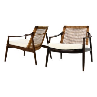 Model 400 Lounge Chairs attributed to Hartmut Lohmeyer for Wilkhahn, 1950s, Set of 2 For Sale