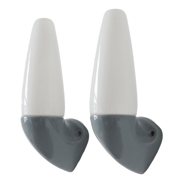 Ceramic Model 6035 Lamps by Stig Carlsson for Ifö, 1960s, Set of 2 For Sale