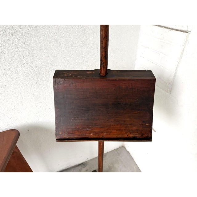 Adjustable Freestanding Lectern in Fruitwood, 1900s For Sale - Image 4 of 16