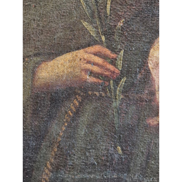 17th Century Renaissance Religious Painting For Sale - Image 4 of 5