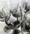 Grey Smoke Goblets- Set if 6 For Sale - Image 4 of 11