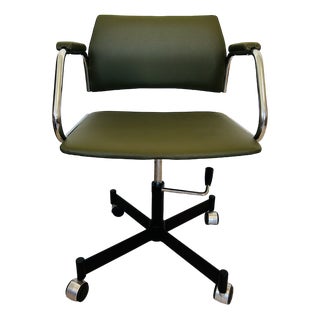 Vintage Olive Desk Chair from Kovona, 1976 For Sale