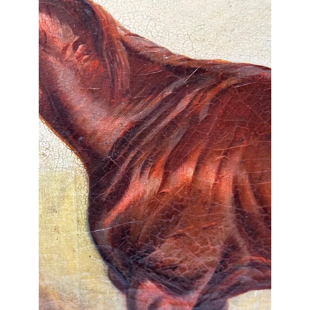 Circa 1843 Signed Charles Bilger Spalding Chestnut Hunter British Equestrian Oil Painting For Sale - Image 6 of 18