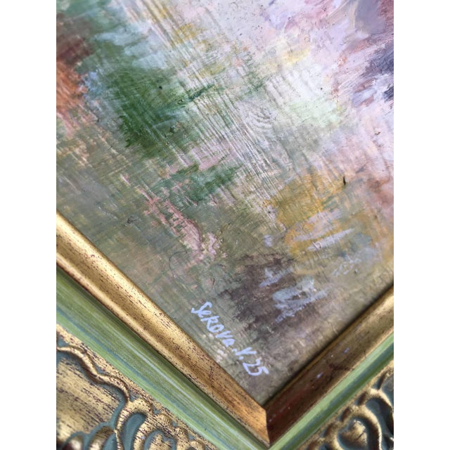 Framed Original Painting Landscape Iceland Horses by Valeriya Serova For Sale - Image 6 of 10