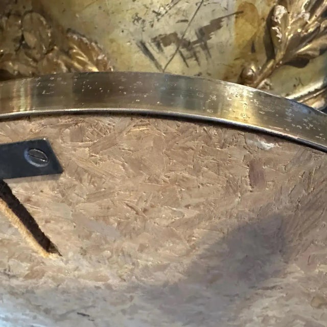 Metal 1950s Gio Ponti Style Mid-Century Modern Brass Italian Wall Mirror For Sale - Image 7 of 15