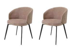 Set of Loy Sisley Pink Dining Chair by Pacific Compagnie Collection