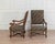 Pair of French Walnut Armchairs with X-Form Crossbars, Circa 1900 For Sale - Image 4 of 11