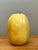 This vintage yellow earthenware gourd embodies the understated elegance and organic inspiration characteristic of mid-...