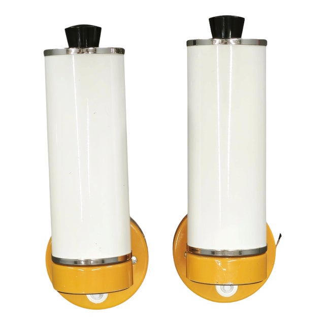 Adjustable Wall Lights by Josef Hurka for Napako, 1950s, Set of 2 For Sale