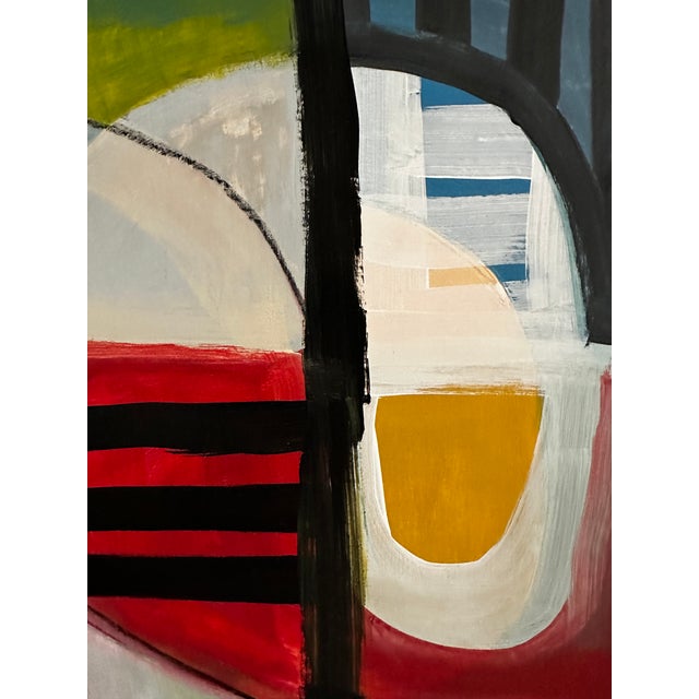 Framed Original Contemporary Abstract Art by Michael Sanchez For Sale - Image 4 of 9