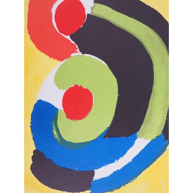 Sonia Delaunay, Spanish Dancer, 1972, Original Lithograph For Sale - Image 4 of 5