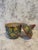 Vintage Benjarong Porcelain Lidded Vessel For Sale - Image 9 of 13