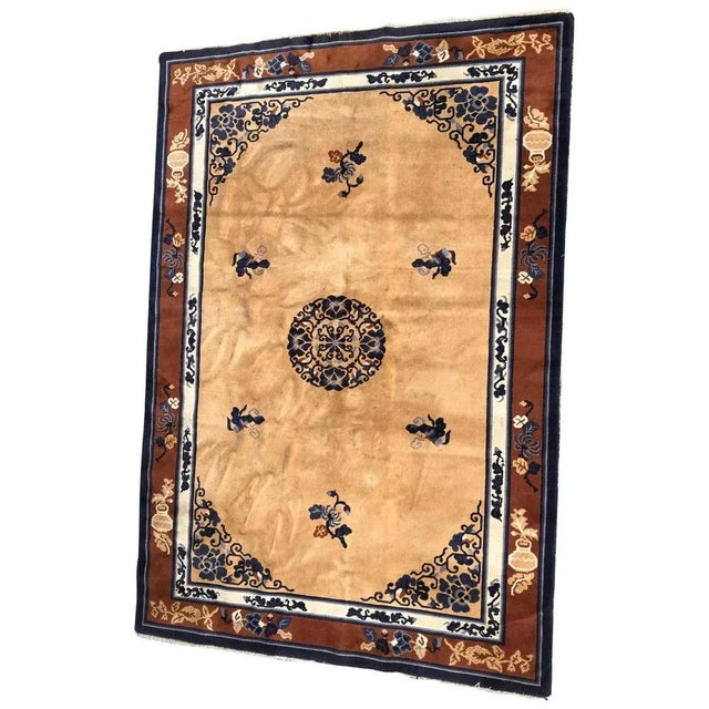 Vintage European Chinese Style Rug For Sale - Image 14 of 14