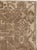 This mid-20th-century Persian Malayer throw rug presents a compact geometric-floral composition in warm brown, taupe,...