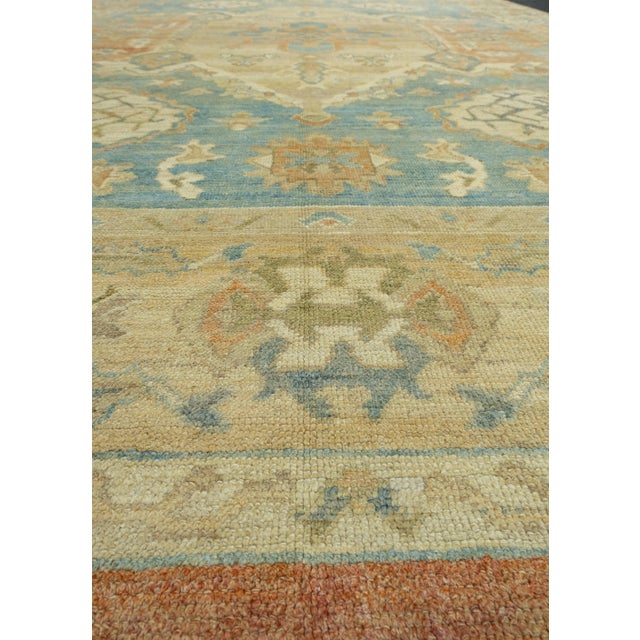 Early 21st Century Turkish Oushak Rug 10'2" x 15' #18591 For Sale - Image 5 of 8