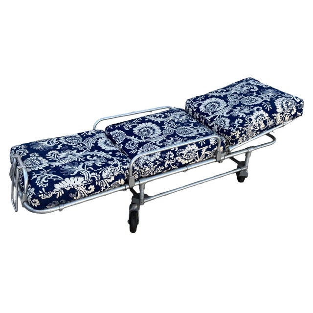 1940 #21 Posture Cot Ambulance Stretcher by Ferno-Washington Inc.or Chaise Lounge For Sale - Image 15 of 15