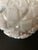 1950s Westmoreland Vintage 1950’s Quilted Milk Glass Covered Candy Jar Round Vanity Jar Floral For Sale - Image 5 of 10