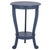 Mary Pedestal Table in Blue For Sale In Philadelphia - Image 6 of 8