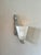 Art Deco Glass and Metal Wall Lamp, France, 1930s For Sale - Image 6 of 6