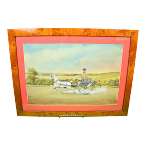 Coaching Scene Watercolour by H. W. Standing (1894-1931)