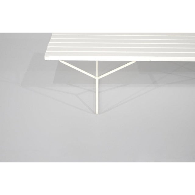 1970s Bench 400 in White Wood by Harry Bertoia for Knoll International, 1970s For Sale - Image 5 of 15