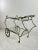 Metal Mid-Century Brass Bar Cart in the style of Aldo Tura, 1950s For Sale - Image 7 of 11