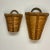 1980s Split Reed and Jute Wicker Decorative Wall Baskets - A Pair. For Sale - Image 9 of 9