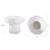 Faux Bois Tall Bowl in a White Washed Polyresin For Sale - Image 11 of 11