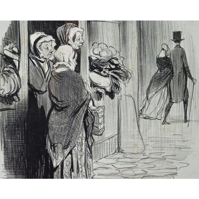 Illustration "Une Partie De Campagne": 19th Century Honore Daumier Caricature, 1842 For Sale - Image 3 of 6