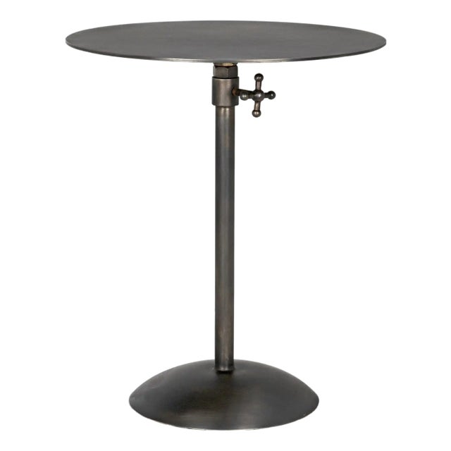 NOIR Felix Side Table, Gun Metal Finish For Sale