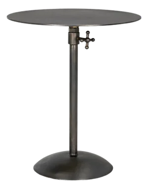 NOIR Felix Side Table, Gun Metal Finish