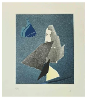 Hans Richter, Abstract Composition, Etching, 1970s