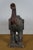 Early 20th Century Antique Carved Wood Indian Elephant Lucky Raised Trunk Statue Sculpture For Sale - Image 5 of 12
