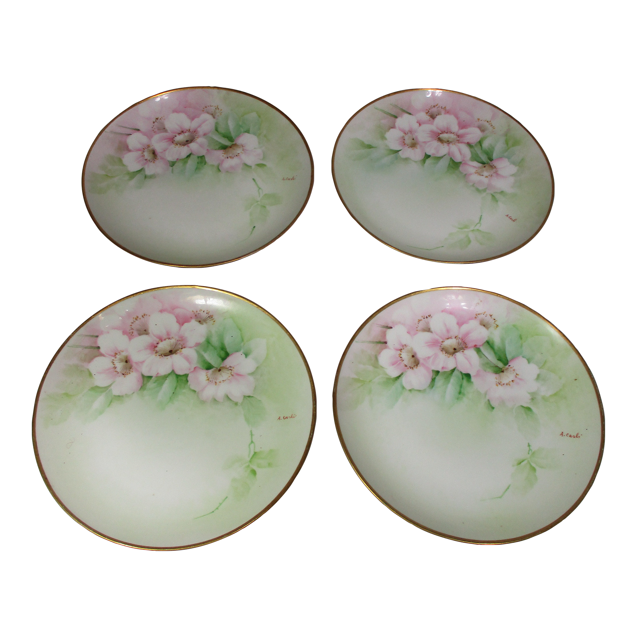Richard Ginori for call　リス　NETO 平皿　プレート Vintage Richard Ginori Italian Hand Painted Salad/ Dessert Plates