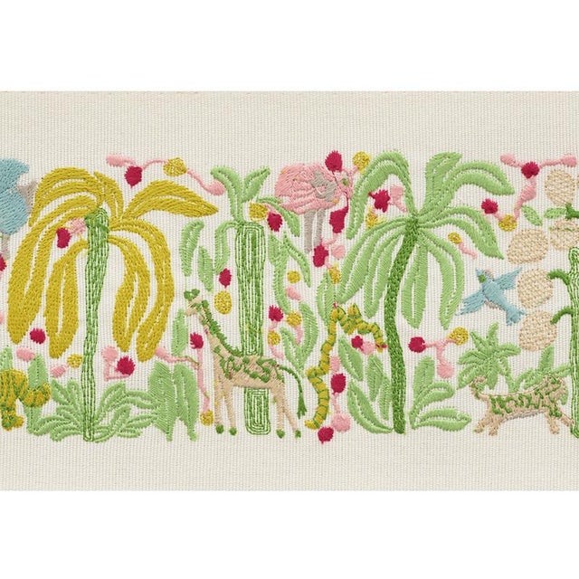 Based on the sash of a 1970s dress, Rousseau Tape features a lively, embroidered design. It's a whimsical, wildly...