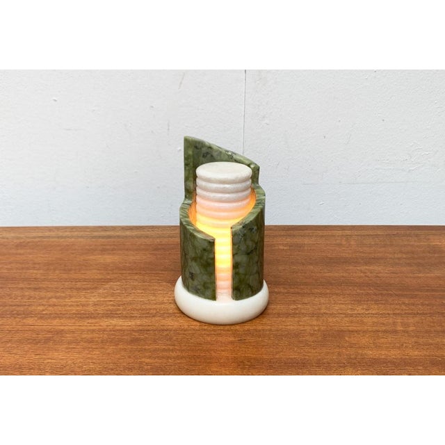Postmodern Stone Table Lamp, 1980s For Sale - Image 17 of 18
