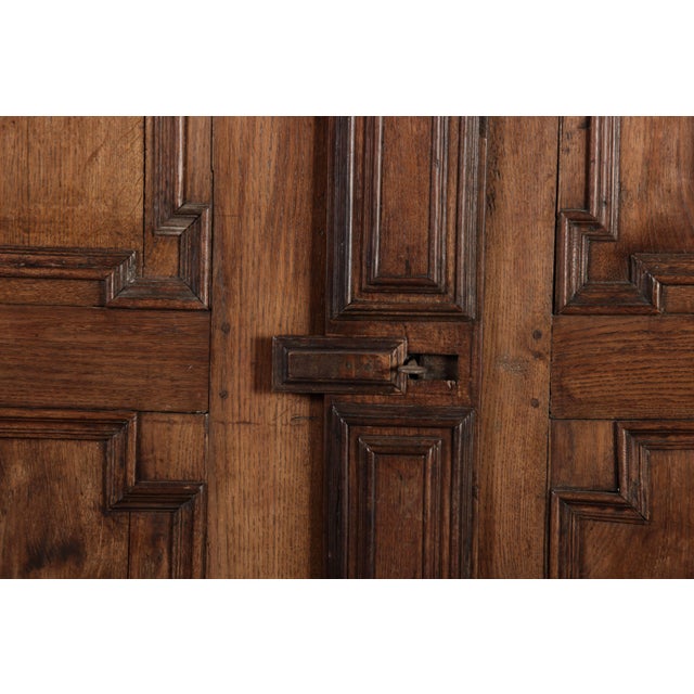 Antique Northern German Baroque Cabinet in Oak, 1740 For Sale - Image 14 of 18