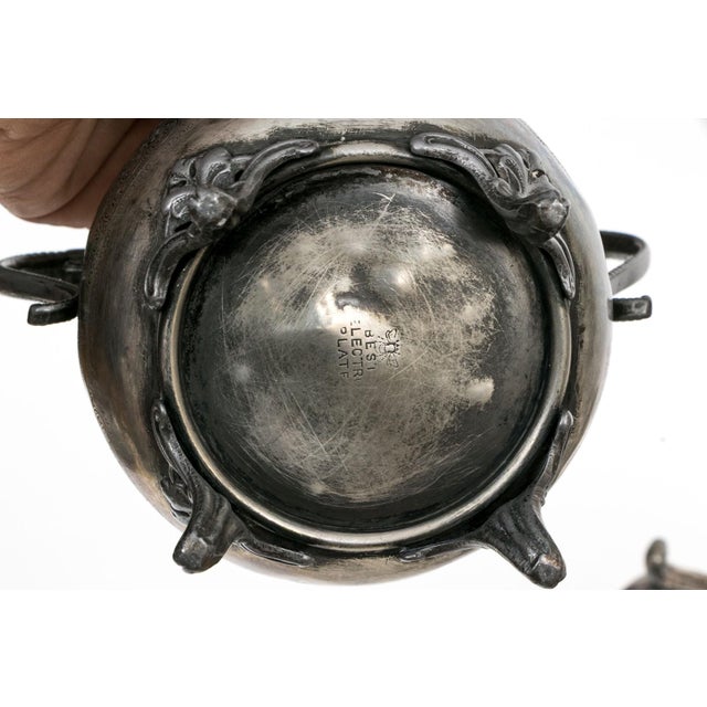 Antique Meriden Britannia Victorian Silverplate Samovar Garniture Set, 3 Pieces For Sale - Image 12 of 12
