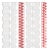 Schumacher x Johnson Hartig Crème Anglaise Wallcovering in French Red & Blue For Sale