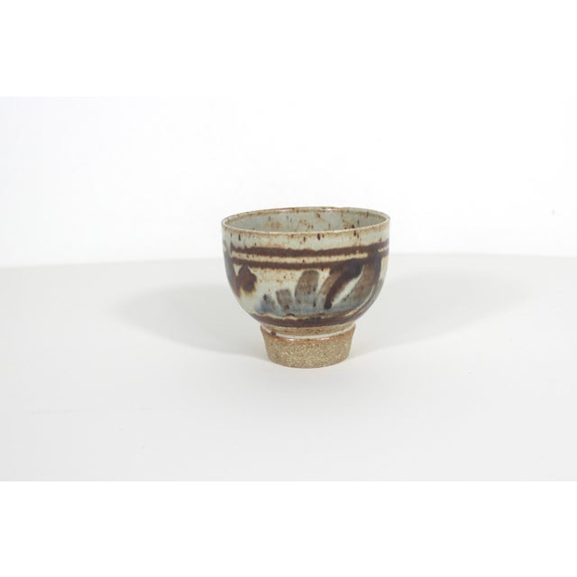 Mid-Century Modern Small Vintage Studio Pottery Bowl For Sale - Image 3 of 8