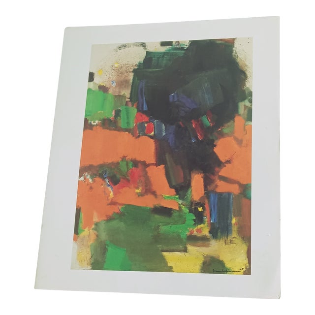 1980s Original Print Titled Heraldic Call Hans Hofmann For Sale