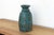 14" Tall Aegean Blue Turned Wood Vase For Sale - Image 4 of 6