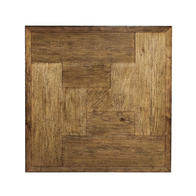Rustic Square Coffee Table For Sale In Greensboro - Image 6 of 7