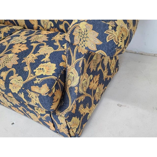 1980s Large English Style Sofa by Century Furniture For Sale - Image 5 of 13