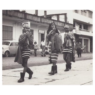 Hanna Seidel, Ecuadorian Musicians, Black and White Photograph, 1960s For Sale
