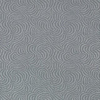 Schumacher Whirlpool Wallpaper in Mercury For Sale