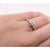 18Kt White Gold Engagement Ring 1.00 Total Diamond Weight. Size 8 with 3.59 grams total weight.