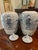 Chinoiserie Late 20th Century Chinoiserie Blue and White Porcelain Double Happiness Melon Jars With Lids - A Pair For Sale - Image 3 of 8